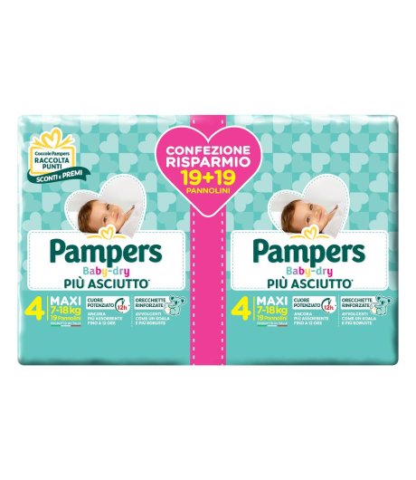 Pampers Bd Duodwct Maxi 38pz