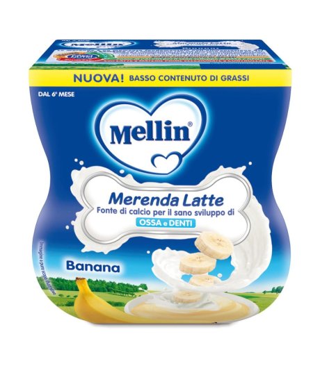 MELLIN MER LATTE BANANA 2X100G