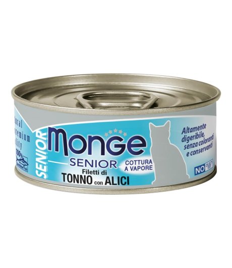 MONGE CAT SENIOR TONNO/ACCIUGH