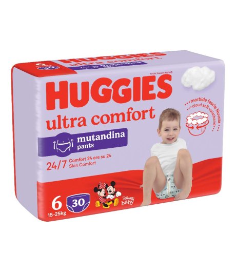 HUGGIES DIAPER PANT GR 6 30PZ