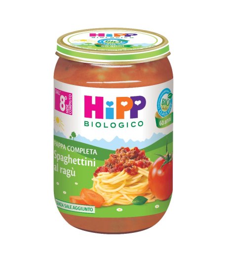 HIPP SPAGHETTINI RAGU' 220G