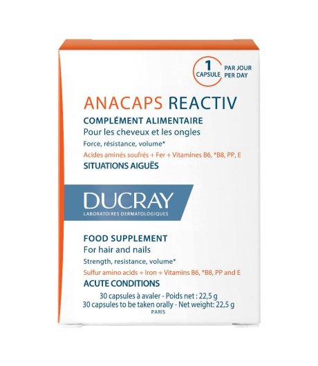 Anacaps Reactiv Ducray 30cps