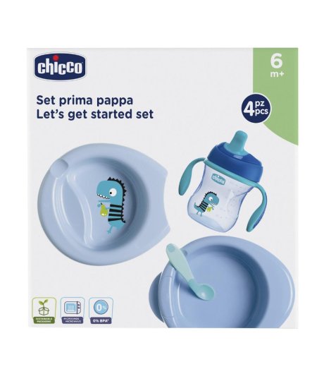 Ch Set Pappa 6m+ Azzurro