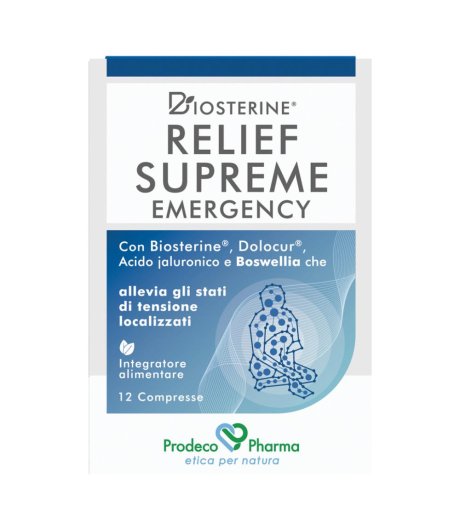 BIOSTERINE RELIEF SUP EME12CPR