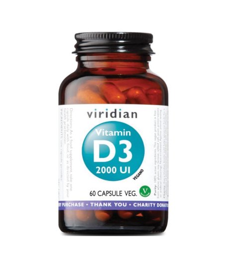 Viridian Vitamin D3 2000iu 60c