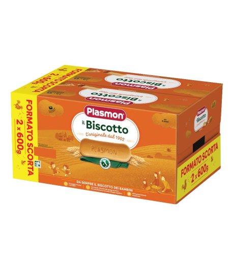 PLASMON BISCOTTO 2X600G