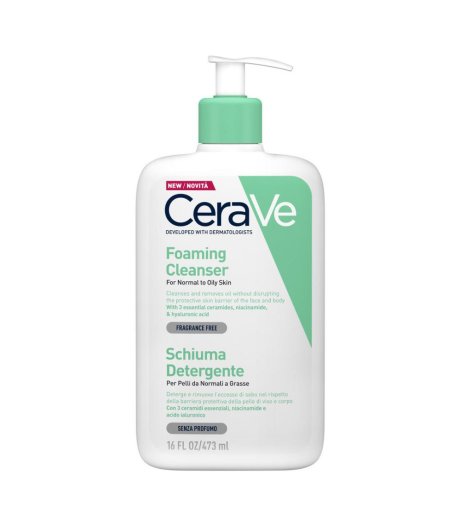 Cerave Schiuma Det Viso 473ml