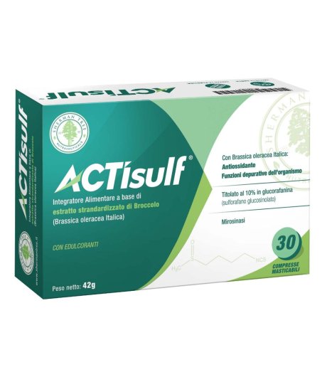 Actisulf 600mg 30cpr Mastic