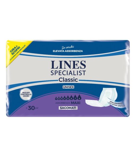 Lines Spec C Pann Sag Maxi 30p