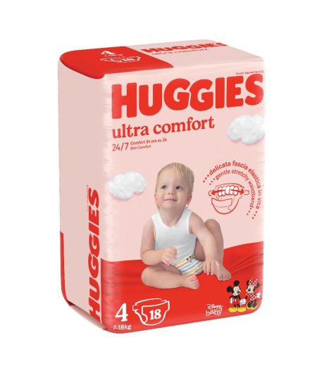 HUGGIES ULTRA COMFORT BAS4 18P