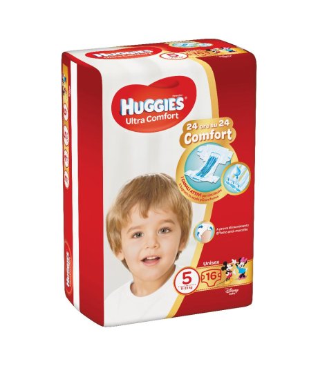 HUGGIES ULTRA COMFORT BAS5 16P