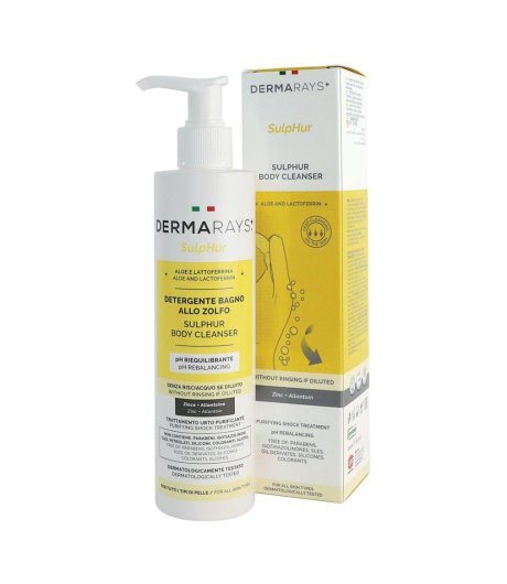 DERMARAYS SULPHUR DET ZOL250ML