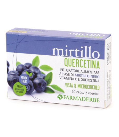 Mirtillo Quercetina 30cps Veg