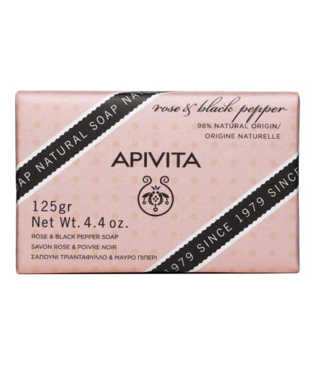 APIVITA NAT SOAP ROSE 125G/19