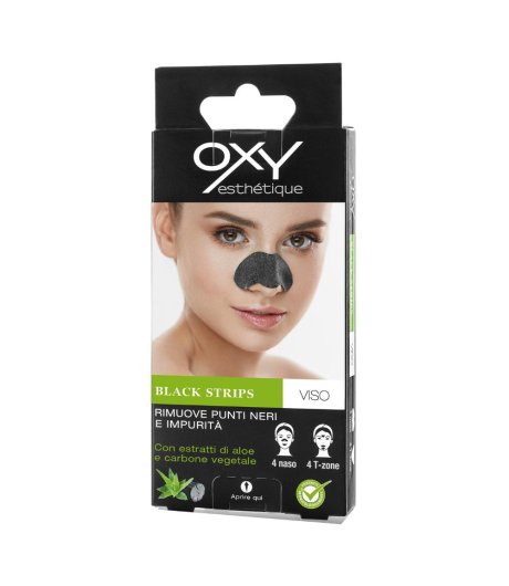 OXY BLACK STRIPS VISO 8 PZ