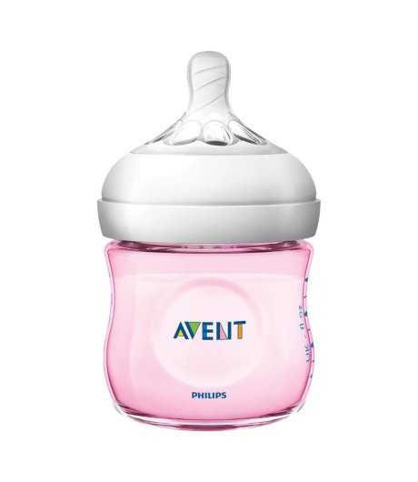 AVENT  BIB NAT PP ROSA 125ML<