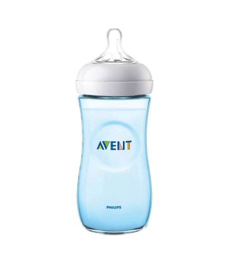 AVENT BIB NAT PP AZZ 330ML