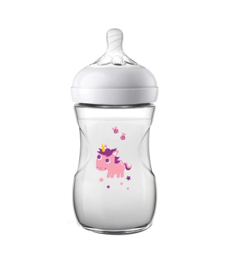 AVENT BOTTLE NAT UNICORN