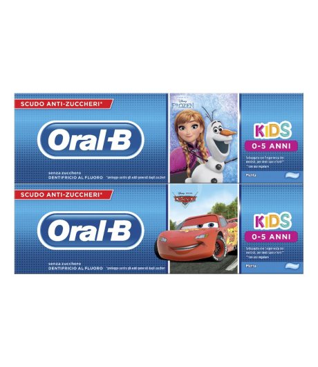 ORALB KIDS FROZEN O CARS DENTIFRICIO