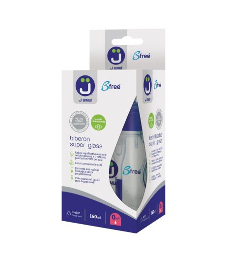 J BIMBI BIBERON VETRO SIL.160ML