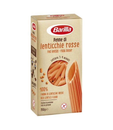 BARILLA PENNE LENTIC ROS 250G