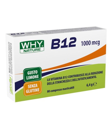 WHYNATURE B12 1000MCG 80CPR