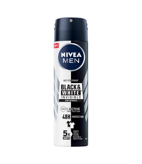 NIVEA MEN DEO AID SPR B&W 150 ML