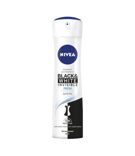 NIVEA DEO AID SPR INV B&W FRESH150