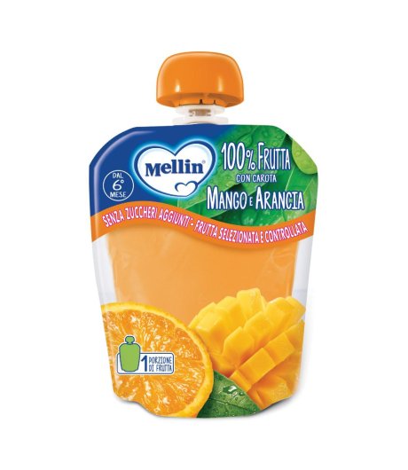 Mellin Pouch Arancia Mango 90g