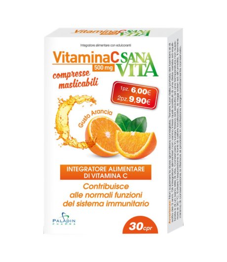 Sanavita Vitamina C Mast 30cpr