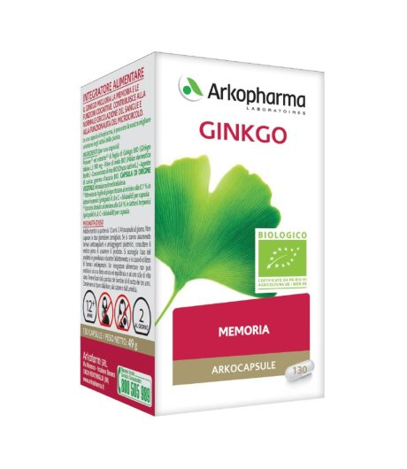 Arkocps Ginkgo Bio 130cps