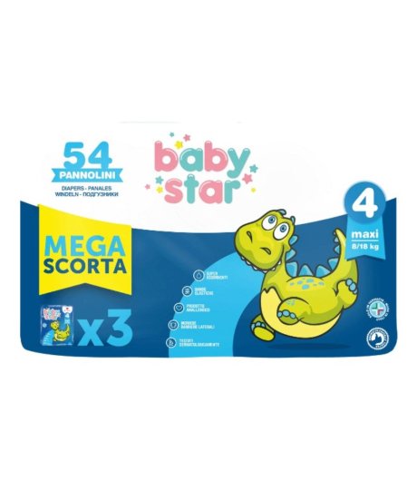 BABYSTAR MEGASCORTA TG 4 54PZ