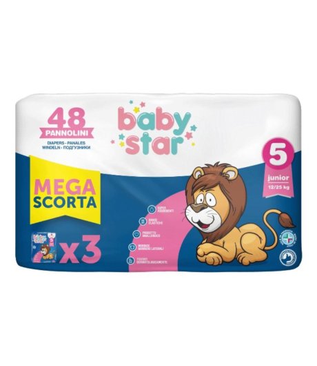 Babystar Megascorta Tg 5 48pz
