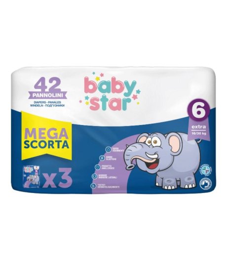 Babystar Megascorta Tg 6 42pz