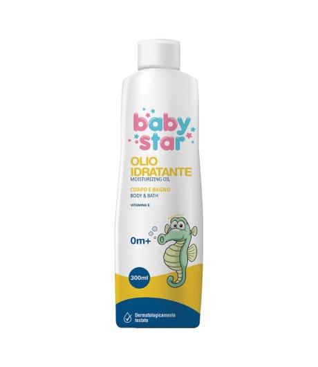 BABYSTAR OLIO CORPO/BAGNO300ML