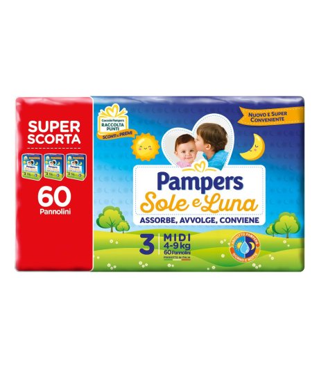 Pampers Sole&luna Trio Midi 60