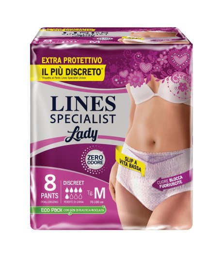 LINES SPECIALIST 8 MUTANDINE PANTS DISCREET TAGLIA M