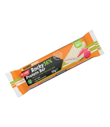 ROCKY 36% PROT BAR RASPBER 50G