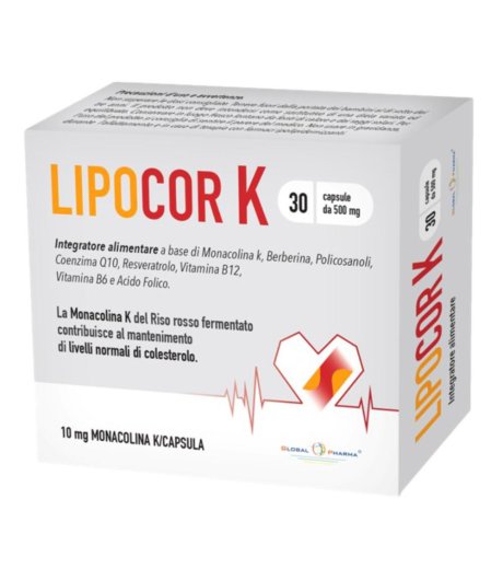 LIPOCOR K 30CPS