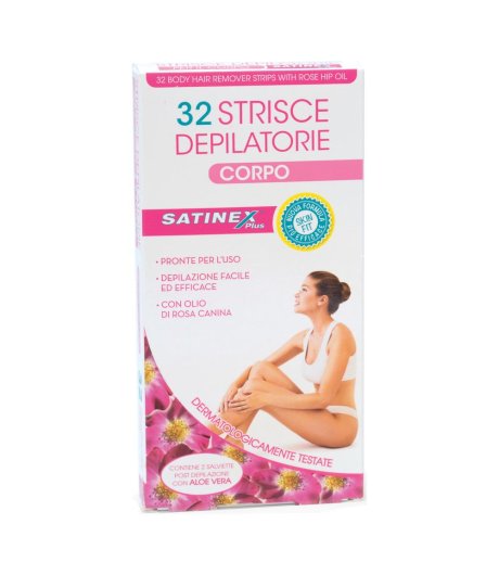 SATINEX STRISCE DEPIL CRP 32PZ