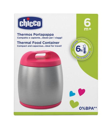 CH THERMOS PORTA PAPPA ROSA