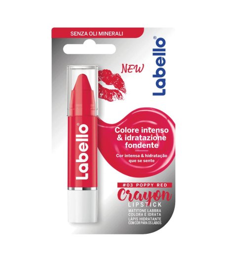 LABELLO CRAYON HOT POPPY RED LIPST