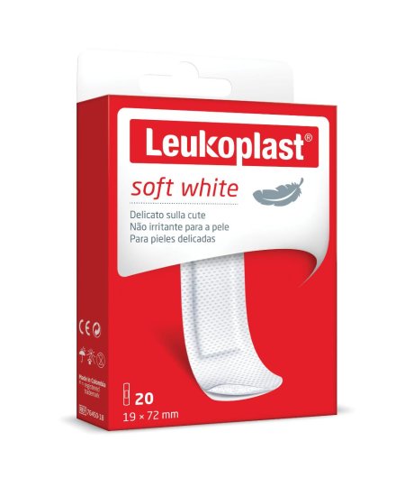 LEUKOPLAST SOFT WHITE72X19 20P