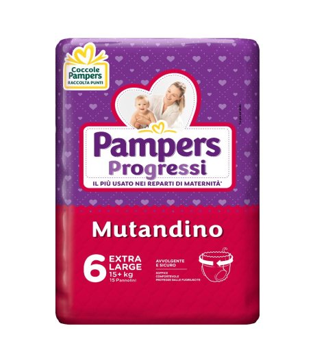 PAMPERS PROGRESSI MUT XL 15PZ