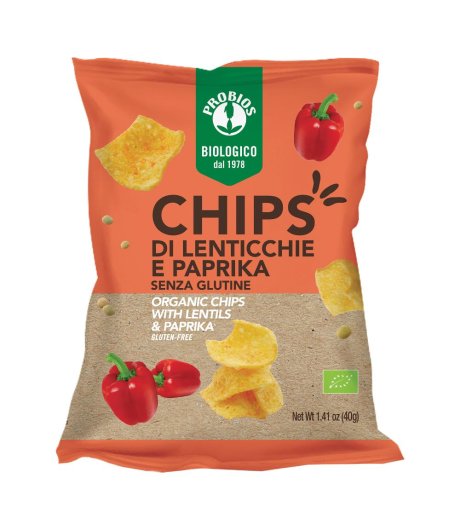 CHIPS DI LENTICCHIE E PAPRIKA