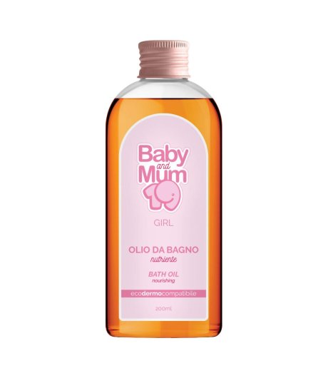 BABYANDMUM OLIO BAGN GIRL200ML