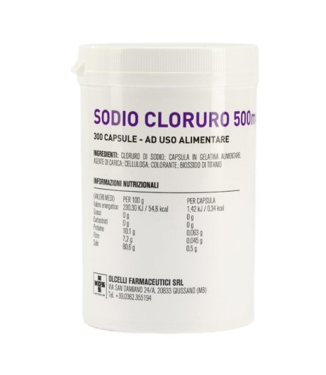 Sodio Cloruro 300cps 500mg