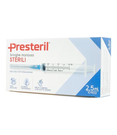 MEDIPRESTERIL SIRINGA 2,5ML