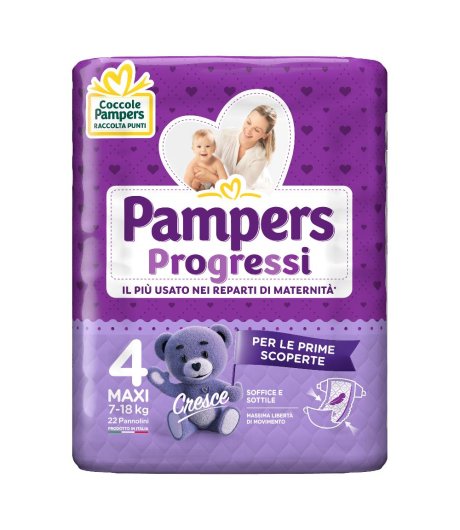 PAMPERS PROGRESSI MAXI 22PZ