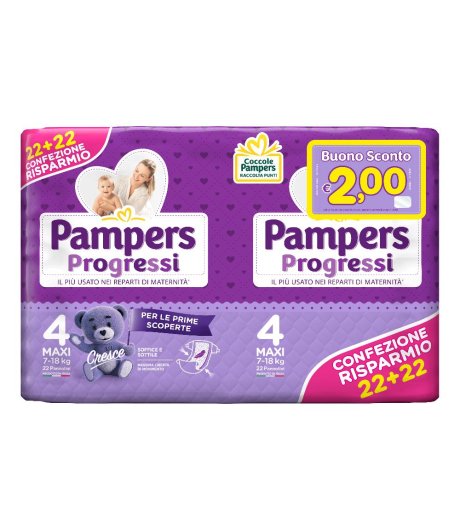 PAMPERS PROGRESSI MAXI 44PZ 0241